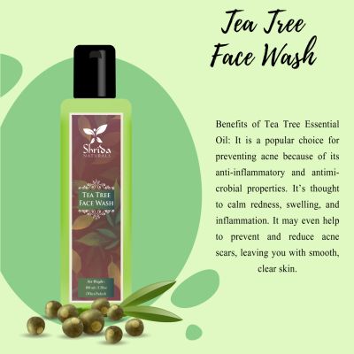 Shrida Naturals: Tea Tree Face Wash - 100ml