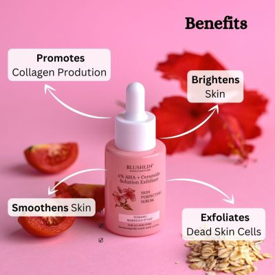 Blushlin: 5% AHA + Ceramide Solution Exfoliant - Skin Perfecting Serum - 30ml
