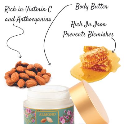 The Paradise Tree: Almond Body Butter - 100gm