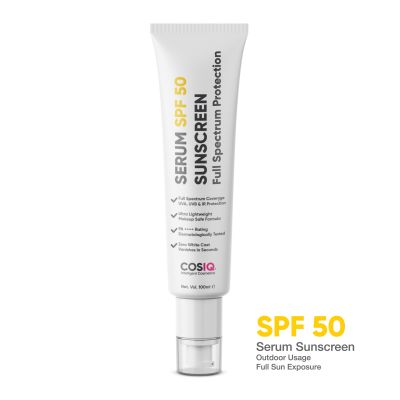 COSIQ: Outdoor Sunscreen Serum SPF 50 PA++++ Broad Spectrum - 100ml