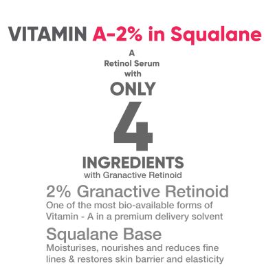 COSIQ: Vitamin A-2% Granactive Retinoid in Squalane - 30 ml