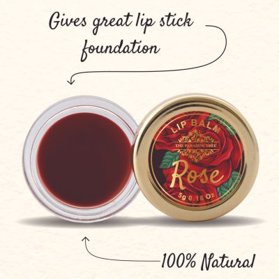 The Paradise Tree: Rose petals Lip Balm - 5gm