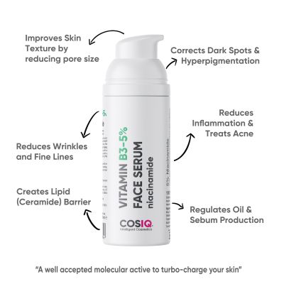 COSIQ: Niacinamide Vitamin B3-5% Face Serum - 30ml