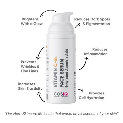 COSIQ: Vitamin C-8% Face Serum - 30ml