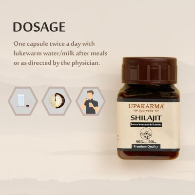 UPAKARMA: Ayurveda Shilajit Extracts - 90 Capsules