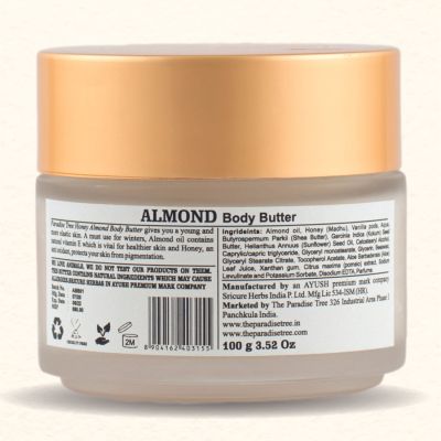 The Paradise Tree: Almond Body Butter - 100gm