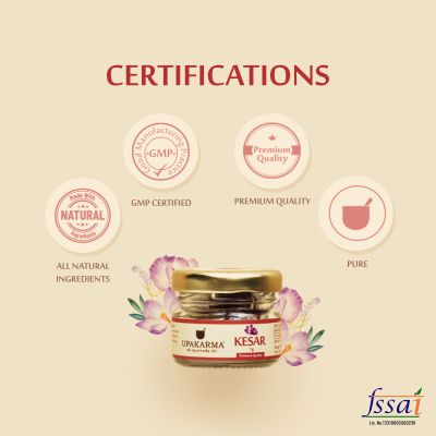 UPAKARMA: Kashmiri Saffron Threads - 1gm