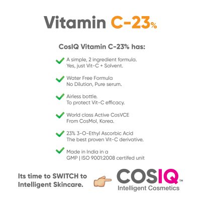 COSIQ: Vitamin C-23% Face Serum - 30ml