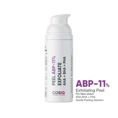 COSIQ: ABP 11% Gentle Exfoliating Peel AHA 6% + PH4% + BHA 1% - 30ml