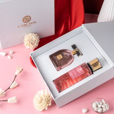 Carlton London: Women Gift Set Blush Perfume 100ml + Blush & Tease Body Mist 250ml