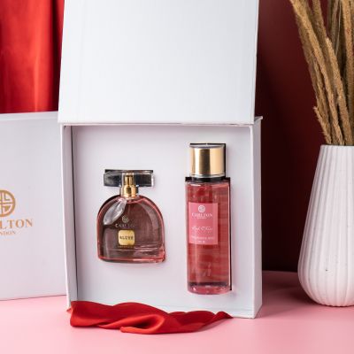 Carlton London: Women Gift Set Blush Perfume 100ml + Blush & Tease Body Mist 250ml