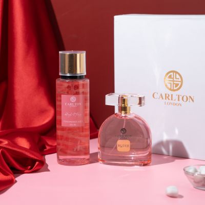 Carlton London: Women Gift Set Blush Perfume 100ml + Blush & Tease Body Mist 250ml