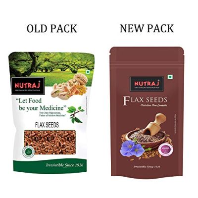 Nutraj: Flax Seeds - Pack of 3 -200gm each