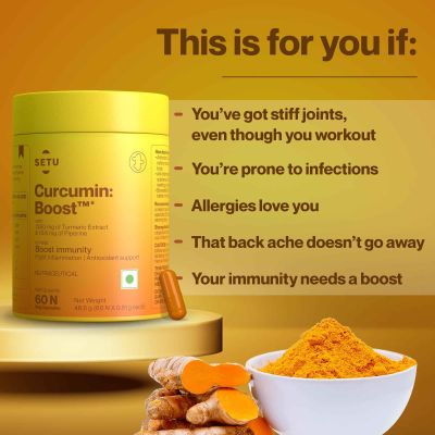 SETU: Curcumin Boost  - 60 Capsules