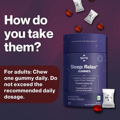 SETU: Sleep: Relax Gummies - 30 Gummies
