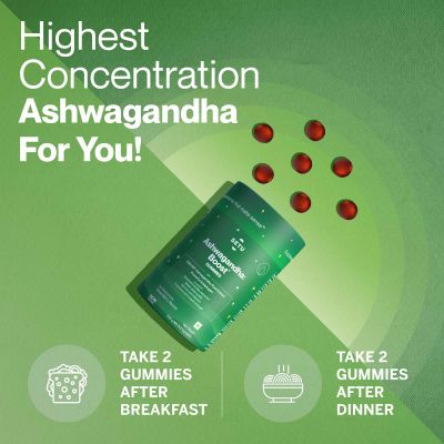 SETU: Ashwagandha : Boost Gummies with KSM-66 - 60 Gummies