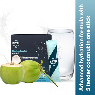 SETU: Setu Sport: Rehydrate Vegan Powder - 225 gm
