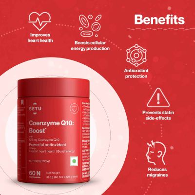 SETU: Coenzyme Q10 Boost - 60 Capsules