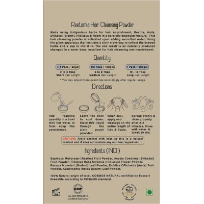Herbal Me: Herbal Me Reetamla - Natural Hair Cleansing Powder - 200gm