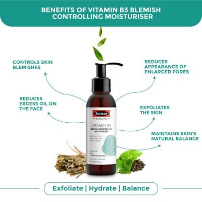 Swisse: Skincare Vitamin B3 Blemish Controlling Moisturiser 120ml