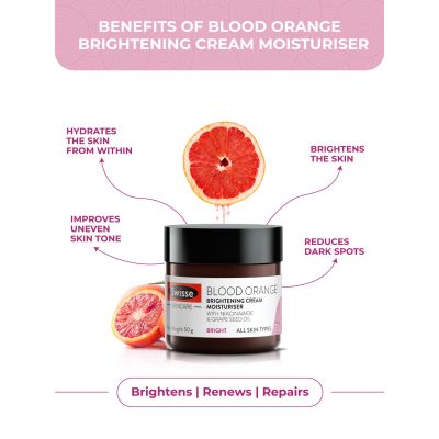 Swisse: Skincare Blood Orange Brightening Cream Moisturiser 50 gm