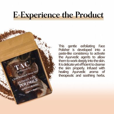 TAC - The Ayurveda Co.: Eladi Triphala & Hemp Seed Lip Scrub (Pack Of 2) - 25gm