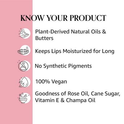 TAC - The Ayurveda Co.: Rose & Avocado Lip Balm - 5gm