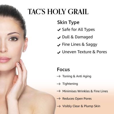 TAC - The Ayurveda Co.: Vitamin C, E Hyaluronic Acid Face Serum - 30ml