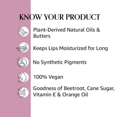 TAC - The Ayurveda Co.: Beetroot Lip Balm - 5gm