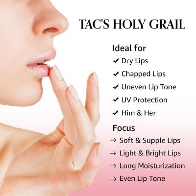 TAC - The Ayurveda Co.: Rose & Avocado Lip Balm - 5gm