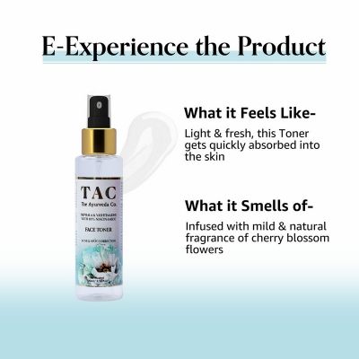 TAC - The Ayurveda Co.: Niacinamide Face Toner - 100ml
