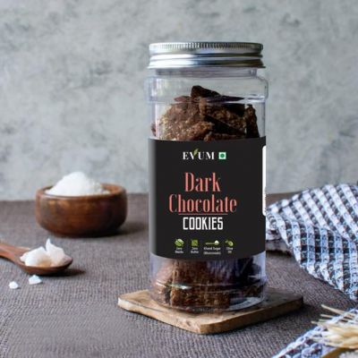 EVUM: Dark Chocolate Cookies - 170 gm