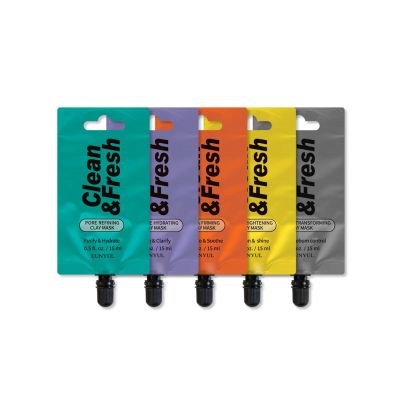 Eunyul: Multi-Masking Clay Pouch Set - 5 Pcs