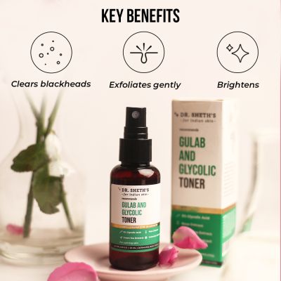 Dr. Sheth's: Gulab & Glycolic Toner - (50 ml)