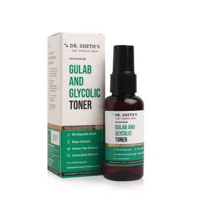 Dr. Sheth's: Gulab & Glycolic Toner - (50 ml)