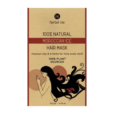 Herbal Me: Herbal Me Moroccan Ice - Natural Hair Mask For Itchy Scalp - 120 gms