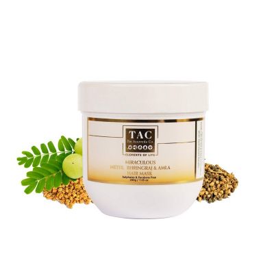 TAC - The Ayurveda Co.: Methi, Bhringraj & Amla Hair Mask - 200gm