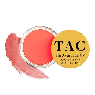 TAC - The Ayurveda Co.: Peach Lip & Cheek Tint - 10gm