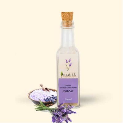 Praakritik: Natural Lavender Bath Salt - 120g