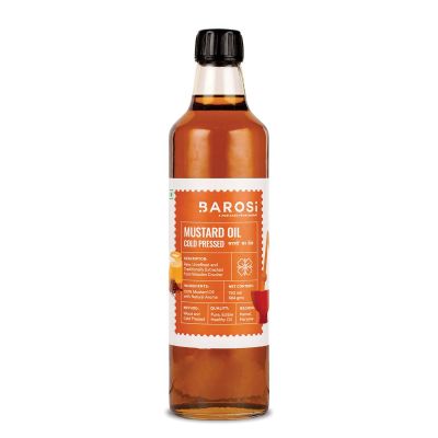 BAROSI: Cold Pressed Mustard Oil - 750ml