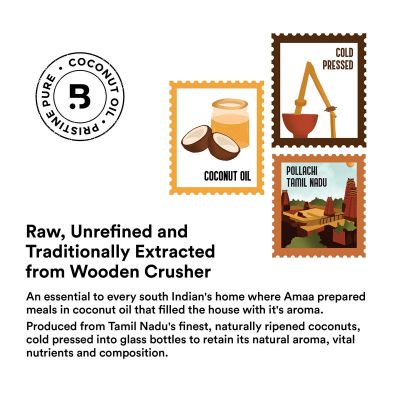 BAROSI: Cold Pressed Coconut Oil - 750ml