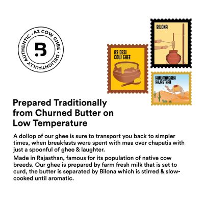BAROSI: A2 Desi Cow Ghee - 500ml