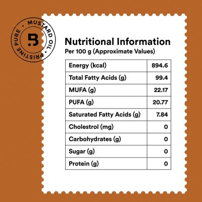 BAROSI: Cold Pressed Mustard Oil - 750ml
