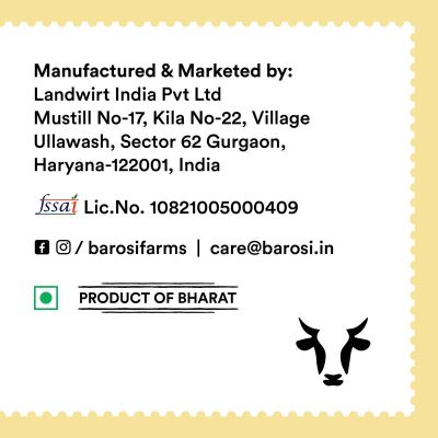 BAROSI: Cultured Cow Ghee - 500ml
