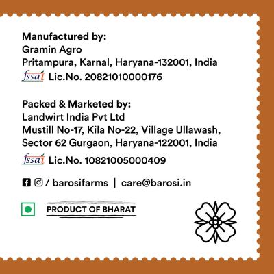 BAROSI: Cold Pressed Mustard Oil - 750ml