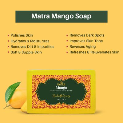 Matra: Mango Handmade Soap - 125gm