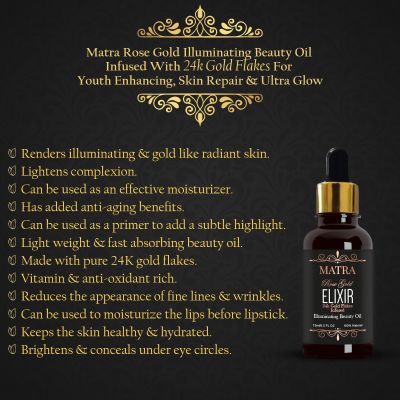 Matra: Rose Gold Illuminating Beauty Oil - 15ml