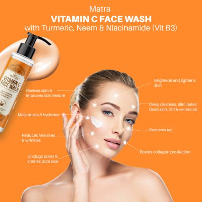 Matra: Vitamin C Face Wash - 100ml