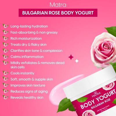 Matra: Body Yogurt with Rose - 200gm
