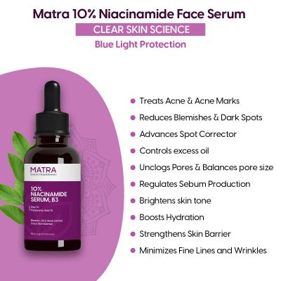 Matra: 10% Niacinamide Face Serum - 30ml